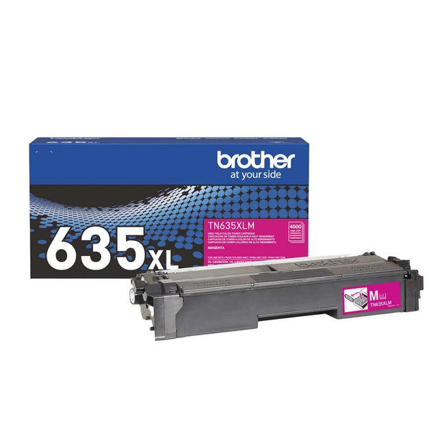Brother Genuine TN635XLM High Yield Magenta Toner Cartridge — official Brother product image