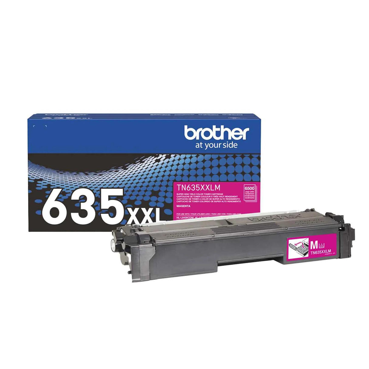 Brother Genuine TN635XXLM Super High Yield Magenta Toner Cartridge — official Brother product image
