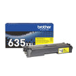 Brother Genuine TN635XXLY Super High Yield Yellow Toner Cartridge — official Brother product image