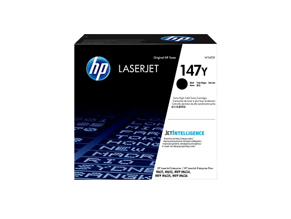 HP 147Y Extra High Yield Black Original LaserJet Toner Cartridge, W1470Y - official HP product image