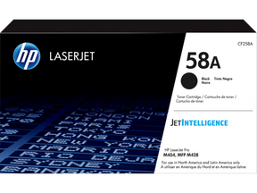 HP 58A Black Original LaserJet Toner Cartridge, CF258A - official HP product image