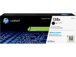 HP 138X High Yield Black Original LaserJet Toner Cartridge, W1380X - official HP product image