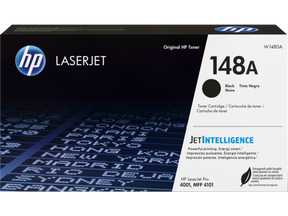 HP 148A Black Original LaserJet Toner Cartridge, W1480A