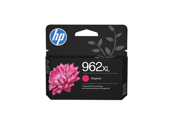 HP 962XL High Yield Magenta Original Ink Cartridge, 3JA01AN#140 - official HP product image