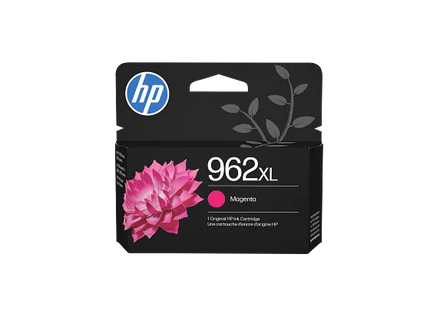HP 962XL High Yield Magenta Original Ink Cartridge, 3JA01AN#140