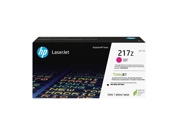 HP 217Z Ultra High Yield Magenta Original LaserJet Toner Cartridge, W2173Z - official HP product image