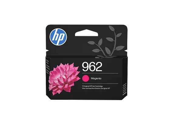 HP 962 Magenta Original Ink Cartridge, 3HZ97AN#140 - official HP product image