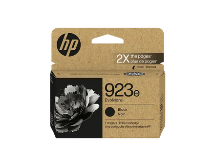 HP 923e EvoMore Black Original Ink Cartridge, 4K0T7LN