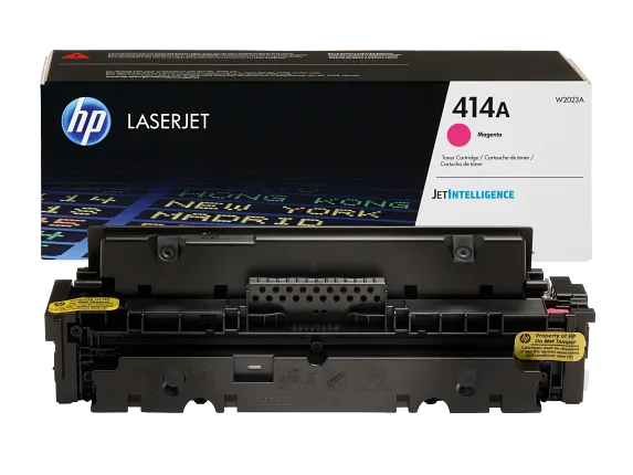 HP 414A Magenta Original LaserJet Toner Cartridge, W2023A - official HP product image