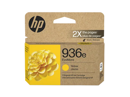 HP 936e EvoMore Yellow Original Ink Cartridge, 4S6V5LN