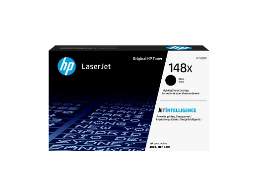 HP 148X Black Original LaserJet Toner Cartridge, W1480X