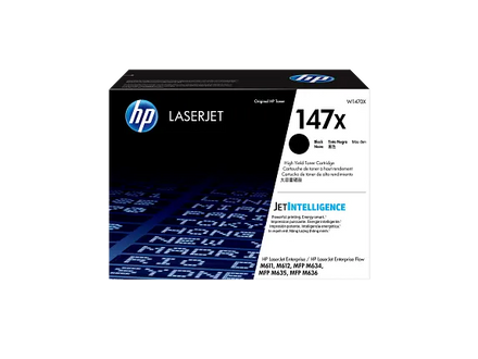 HP 147X High Yield Black Original LaserJet Toner Cartridge, W1470X