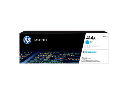 HP 414A Cyan Original LaserJet Toner Cartridge, W2021A