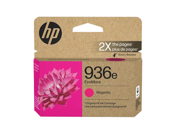 HP 936e EvoMore Magenta Original Ink Cartridge, 4S6V4LN — official product image