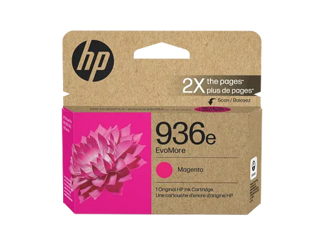 HP 936e EvoMore Magenta Original Ink Cartridge, 4S6V4LN — official product image