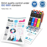 Arthur Imaging Compatible Ink Cartridge Replacement for 251XL (3 Black, 3 Cyan, 3 Yellow, 3 Magenta, 12-Pack)
