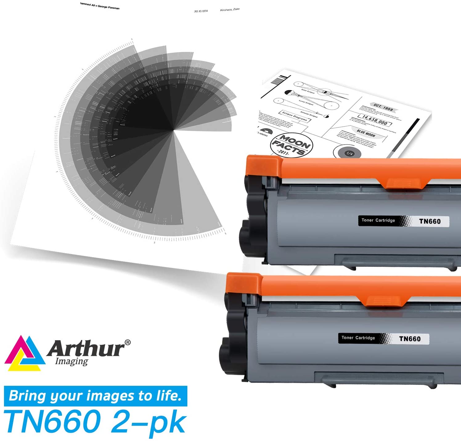 Arthur Imaging Compatible Toner Cartridge Replacement for Brother TN63