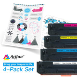 Arthur Imaging Compatible Toner Cartridge Replacement for  HP 202X CF500A CF500X 202A (4 Pack)