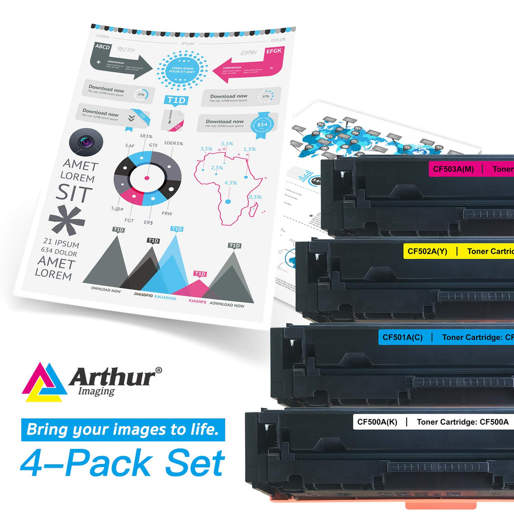 Arthur Imaging Compatible Toner Cartridge Replacement for HP 202X CF50