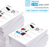 Arthur Imaging with CHIP Compatible Toner Cartridge Replacement for Brother TN227 (Cyan, 1 Pack), TN227C