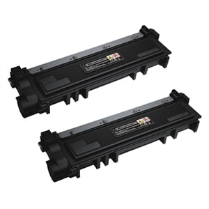 Dell E310dw Toner Bundle - 2 Black P7RMX Toner