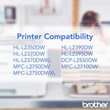 Brother TN760 High Yield Toner Cartridge, 4 Pack