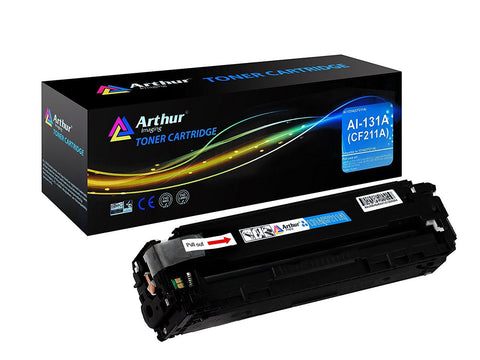 Arthur Imaging Compatible Toner Cartridge Replacement for HP 131A(CF211A) (Cyan, 1-Pack)