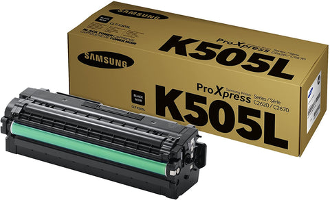 Samsung CLT-K505L Black High Yield Toner Cartridge