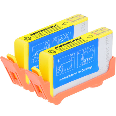 Arthur Imaging Remanufactured Ink Cartridge Replacement For HP 902XL (2 Yellow)