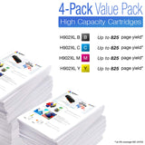 Arthur Imaging Remanufactured Ink Cartridge Replacement for HP 902XL (1 Black, 1 Cyan, 1 Magenta, 1 Yellow, 4-Pack)