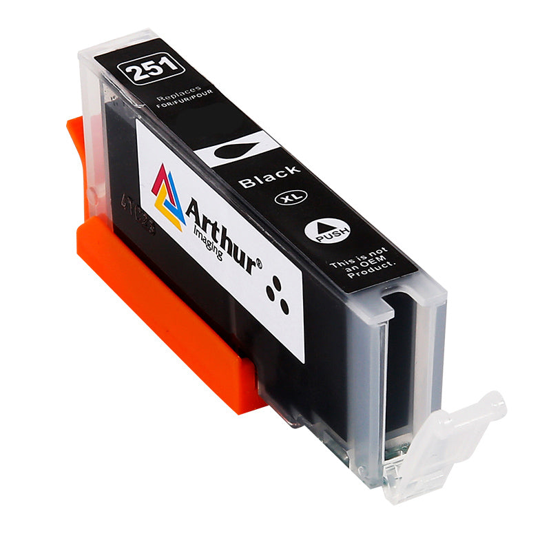 Arthur Imaging Compatible Ink Cartridge Replacement for Canon PGI-250XL CLI-251XL (6 Large Black, 2 Small Black, 2 Cyan, 2 Yellow, 2 Magenta, 14-Pack)