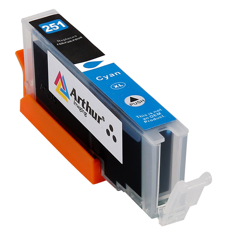 Arthur Imaging Compatible Ink Cartridge Replacement for Canon PGI-250XL CLI-251XL (6 Large Black, 2 Small Black, 2 Cyan, 2 Yellow, 2 Magenta, 14-Pack)