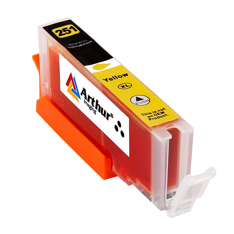 Arthur Imaging Compatible Ink Cartridge Replacement for Canon PGI-250XL CLI-251XL (6 Large Black, 2 Small Black, 2 Cyan, 2 Yellow, 2 Magenta, 14-Pack)