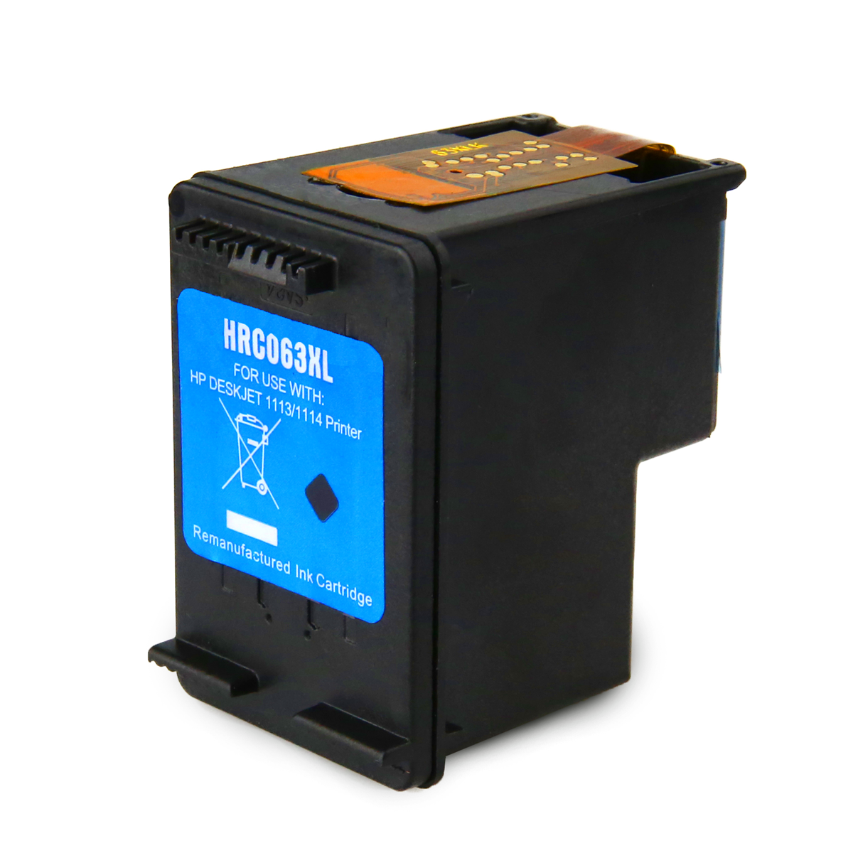 Arthur Imaging Remanufactured Ink Cartridge Replacement for HP 63XL (1 Black, 1 Tri-Color, 2-Pack)