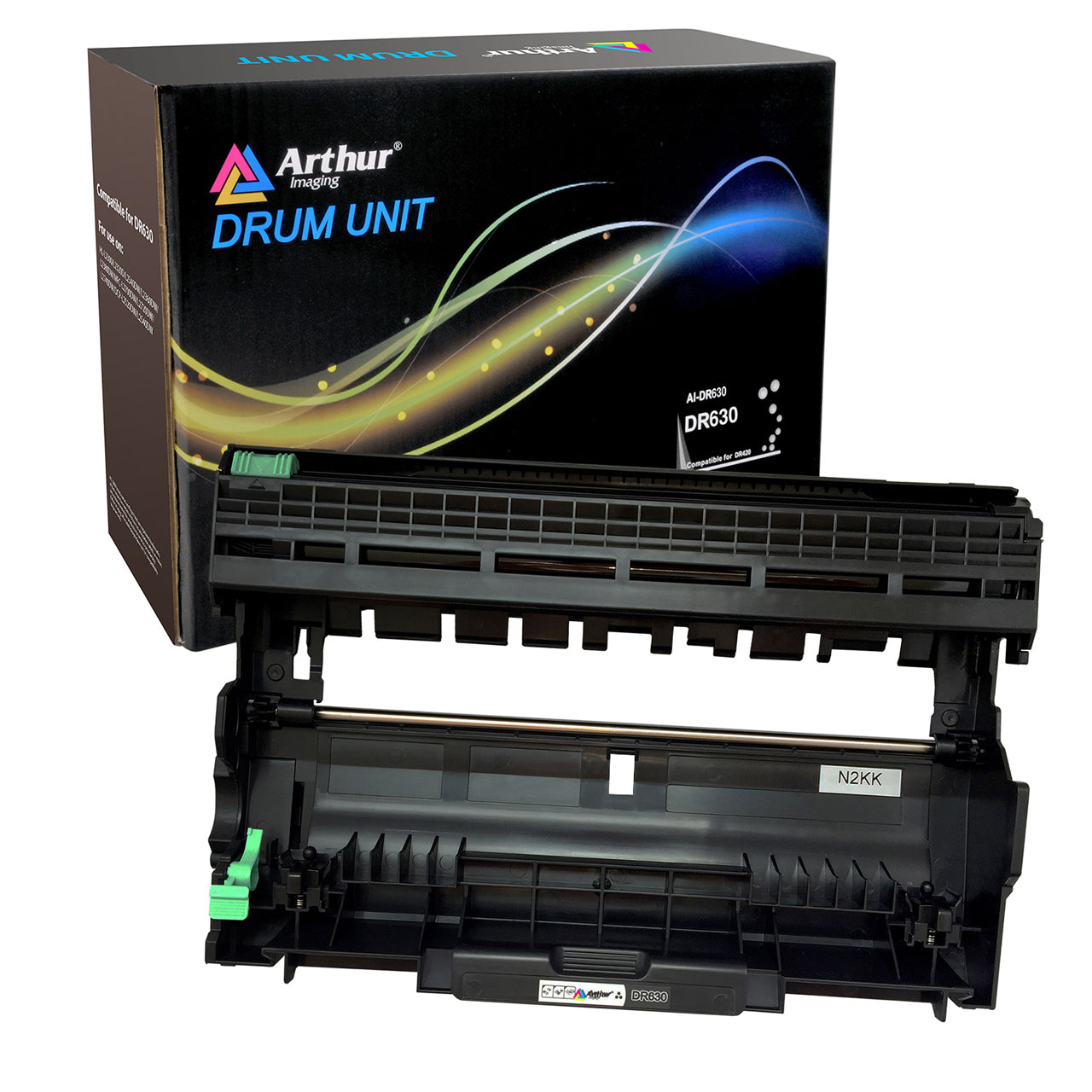 Arthur Imaging Compatible Drum Unit Replacement For Brother DR630, works with Brother TN660 toner cartridge