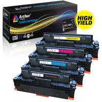 Arthur Imaging Compatible replacement for Canon 046H CRG 046 High Yield Cartridge (1 Black,1 Cyan,1 Magenta, 1 Yellow, 4-Pack)