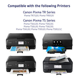 Arthur Imaging Compatible Ink Cartridge Replacement for PGI280XXL CLI281XXL (1 Large Black, 1 Small Black, 1 Cyan, 1 Yellow, 1 Magenta, 5-Pack)