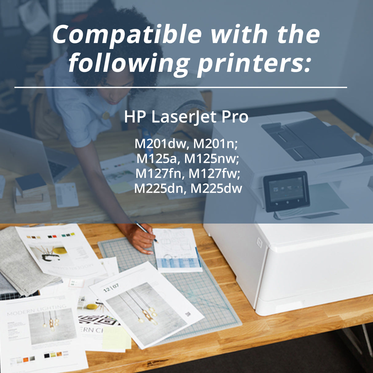 Arthur Imaging Compatible Toner Cartridge Replacement for HP CF283A (HP 83A) (Black, 2-Pack)