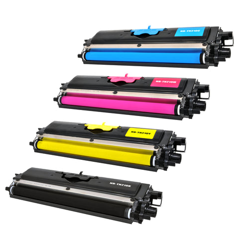 Arthur Imaging Compatible Toner Cartridge Replacement for Brother TN210 (1 Black, 1 Cyan, 1 Magenta, 1 Yellow, 4-Pack)