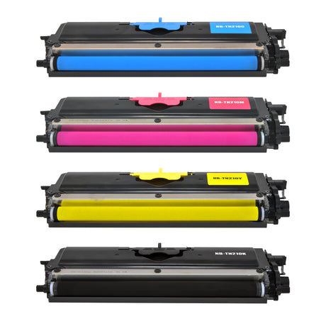 Arthur Imaging Compatible Toner Cartridge Replacement for Brother TN210 (1 Black, 1 Cyan, 1 Magenta, 1 Yellow, 4-Pack)