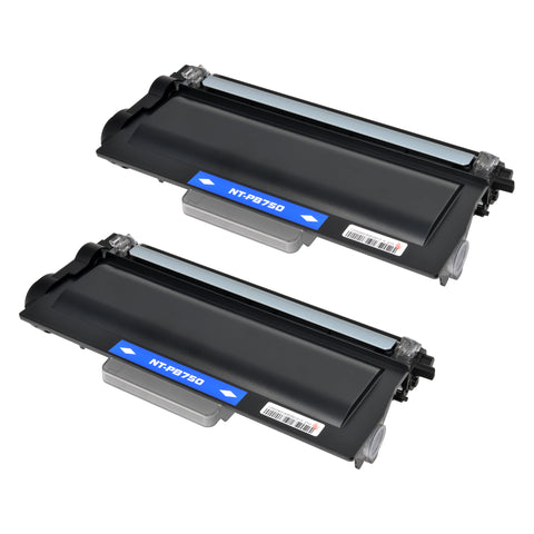 Arthur Imaging Compatible Toner Cartridge Replacement for Brother TN750 (Black, 2-Pack)