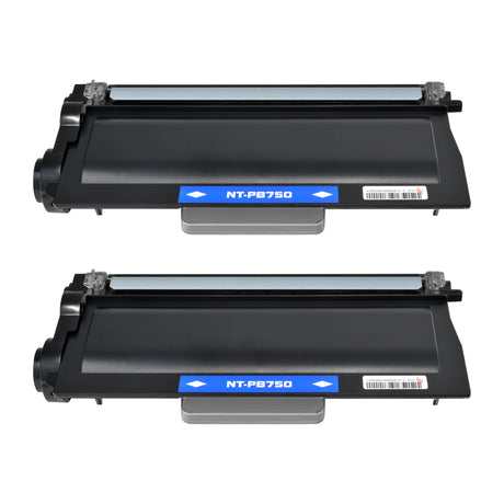 Arthur Imaging Compatible Toner Cartridge Replacement for Brother TN750 (Black, 2-Pack)