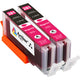 Arthur Imaging Compatible Ink Cartridge Replacement for Canon CLI 281 XXL use with PIXMA TS9120 TS8120 TS8220 (Magenta) 2 Pack