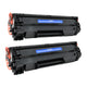 Arthur Imaging Compatible Toner Cartridge Replacement for Canon 125, 3484B001AA (Black, 2-Pack)