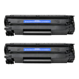 Arthur Imaging Compatible Toner Cartridge Replacement for Canon 125, 3484B001AA (Black, 2-Pack)