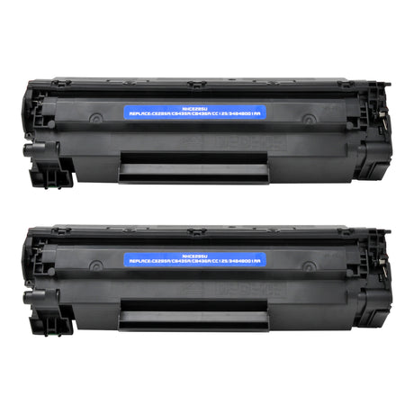 Arthur Imaging Compatible Toner Cartridge Replacement for Canon 125, 3484B001AA (Black, 2-Pack)