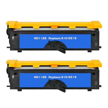 Arthur Imaging Compatible Toner Cartridge Replacement for Dell 1125, 310-9319 (Black, 2-Pack)
