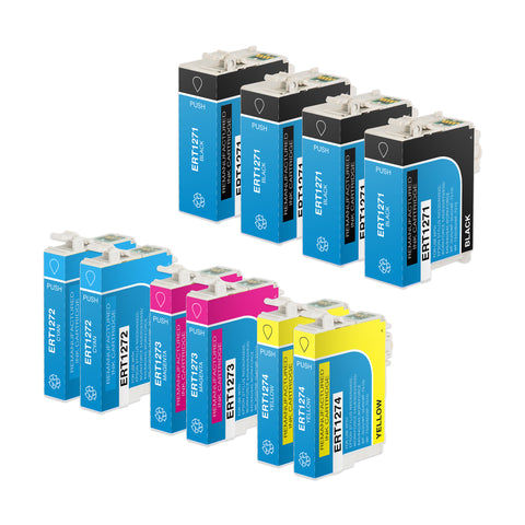 Arthur Imaging Remanufactured Ink Cartridge Replacement for Epson 127 (4 Black, 2 Cyan, 2 Magenta, 2 Yellow, 10-Pack)