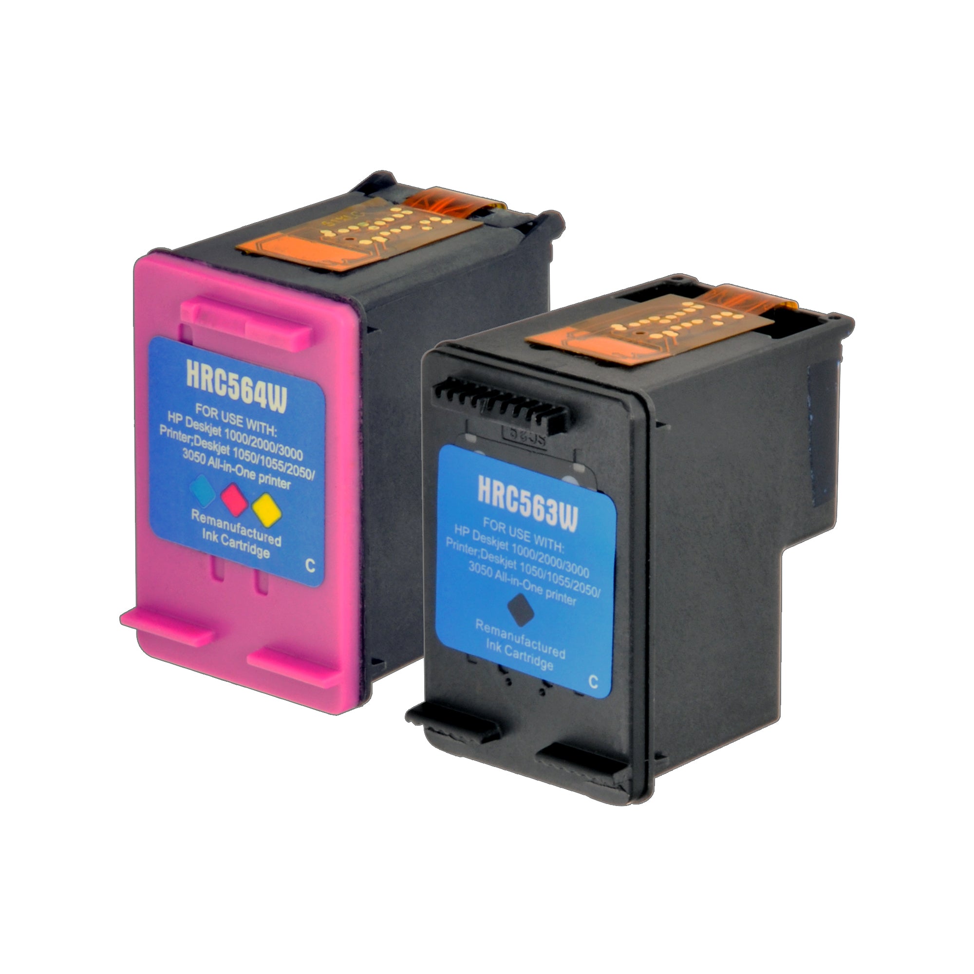Arthur Imaging Remanufactured Ink Cartridge Replacement for HP 61XL (1 Black, 1 Tri-Color, 2-Pack)