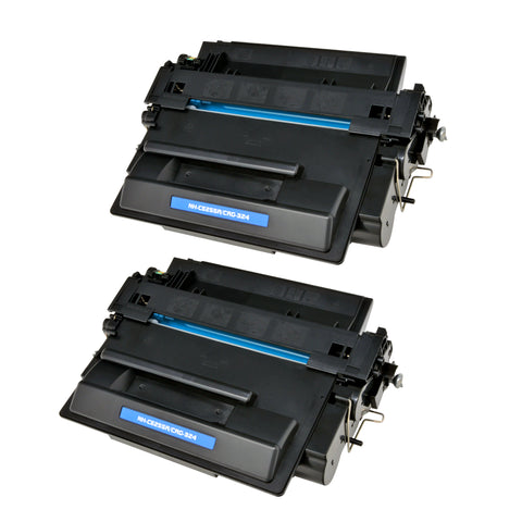 Arthur Imaging Compatible Toner Cartridge Replacement for HP CE255A (HP 55A, 2 Black, 2-Pack)